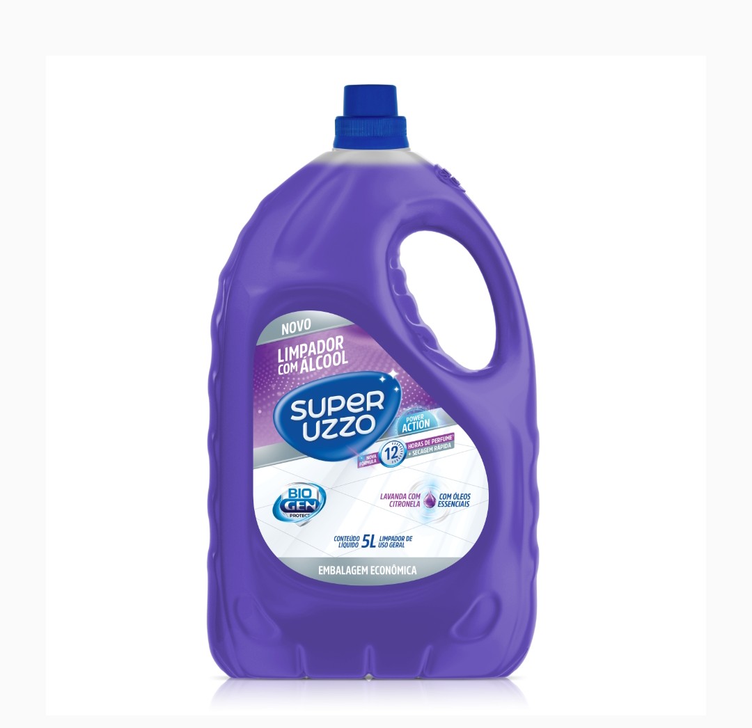 Limpador lavanda citronela com álcool 5 litros 