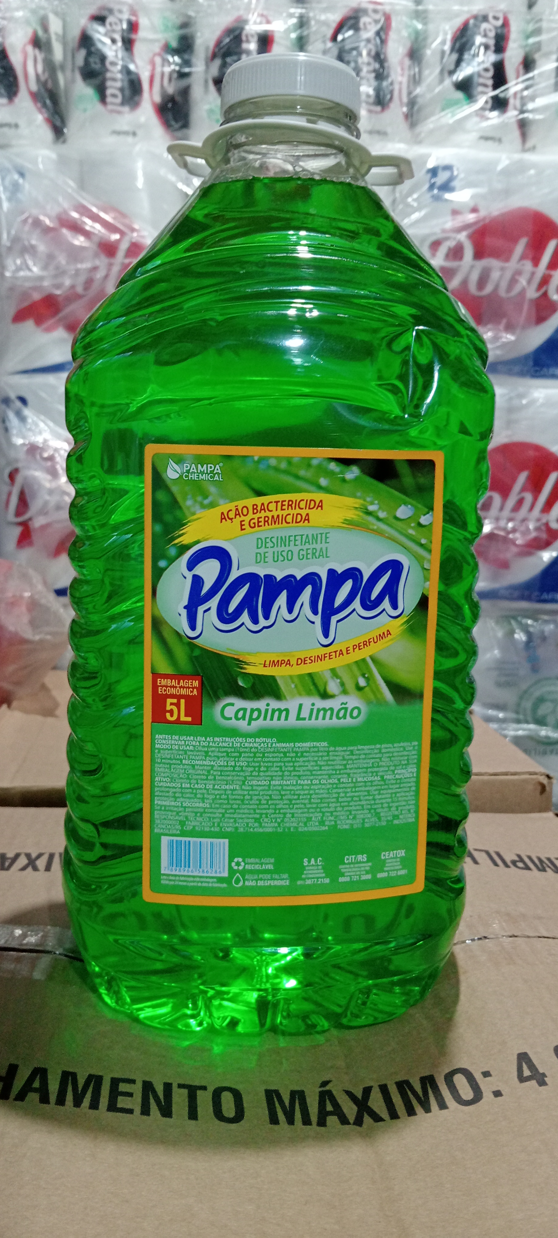 Desinfetante capim limão pampa 5lt