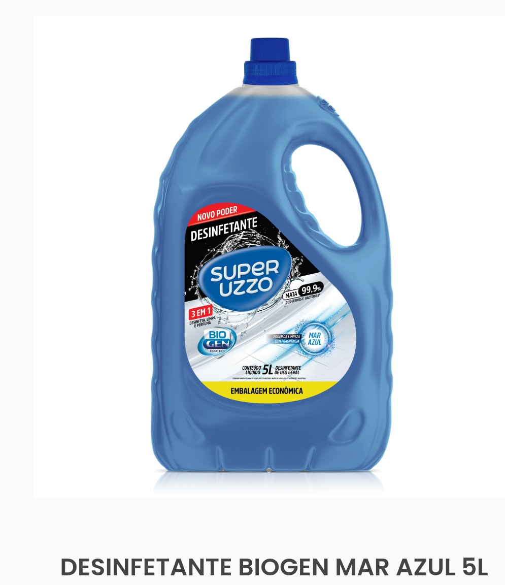 Desinfetante mar azul 